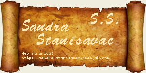 Sandra Stanisavac vizit kartica